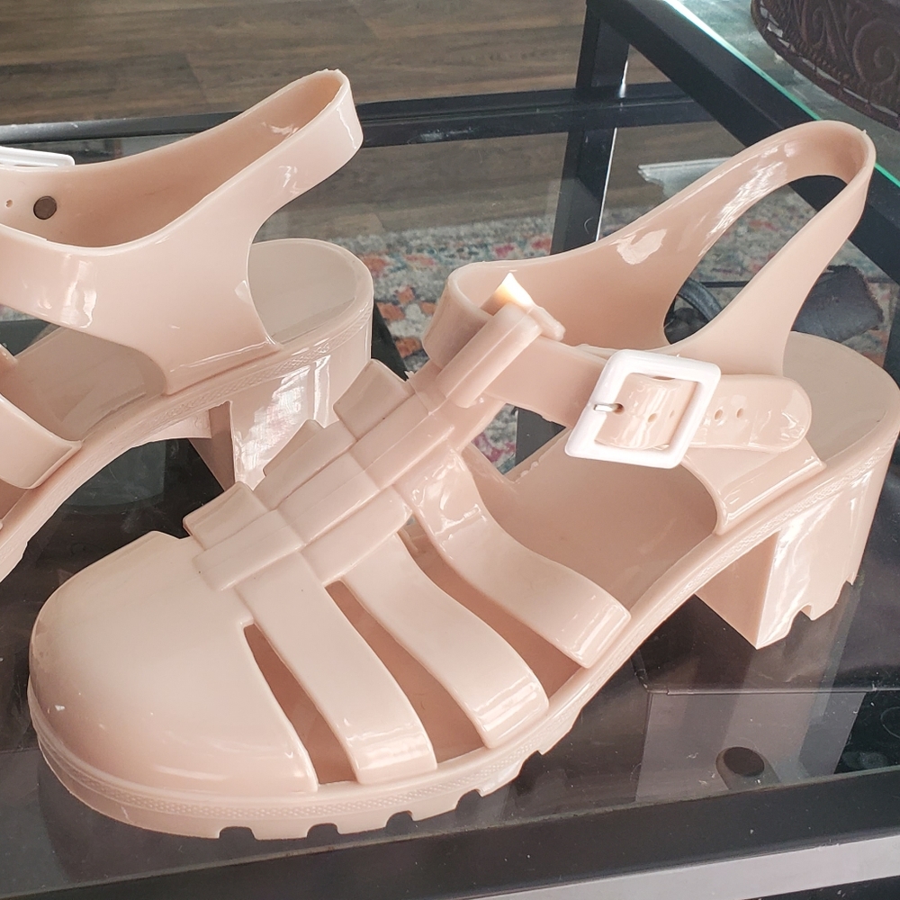 Nude Jelly Shoes BRAND NEW